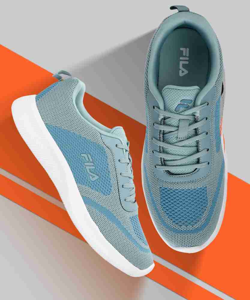 Fila running shoes womens hot sale blue