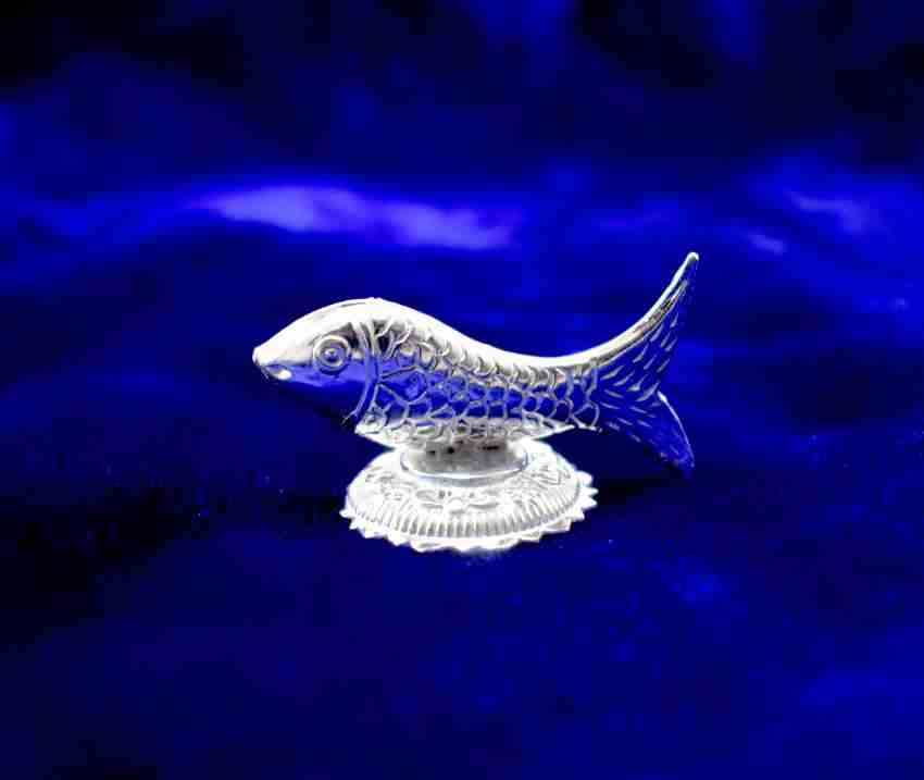 KMJ Pure Silver Fish/ Machli for Astrological and Lal Kitab Remedy (wt.  9-10 grams) Decorative Showpiece - 2.8 cm Price in India - Buy KMJ Pure Silver  Fish/ Machli for Astrological and