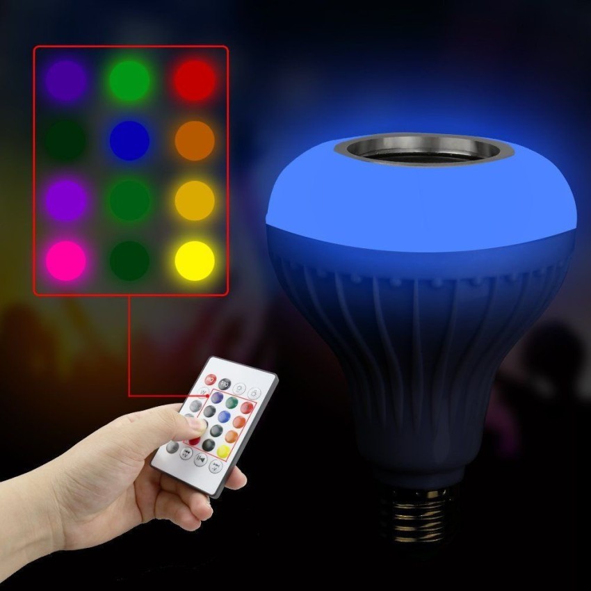 Buy Megaloyalty NEW ARRIVAL Smart Wireless LED Light Bulb Music Base Party  Christmas Decorations 10 W Bluetooth Speaker Online from
