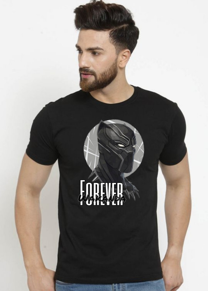 Black panther t shirt flipkart discount