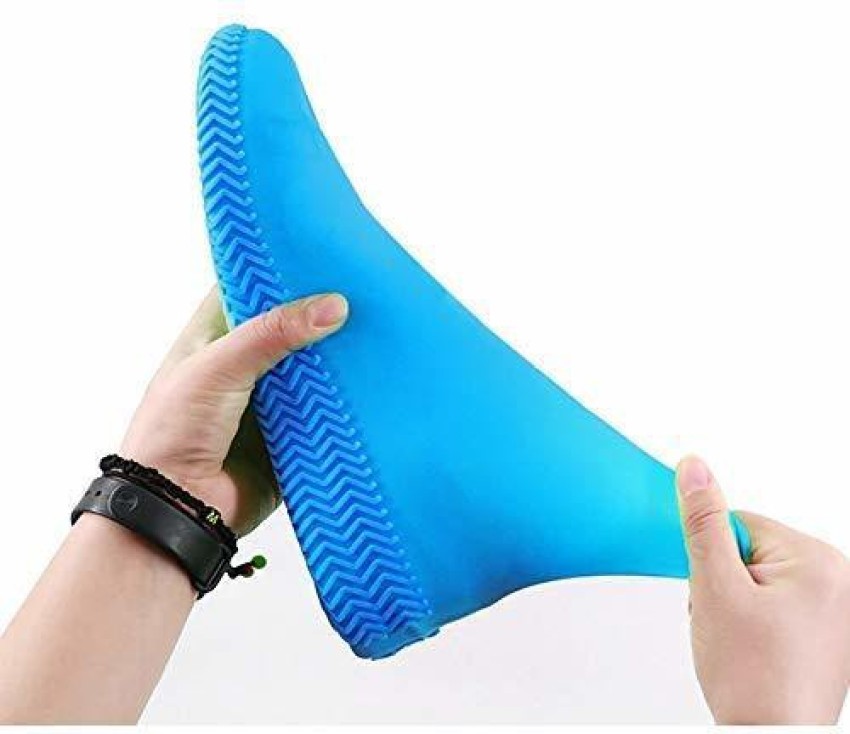 GVJ TRADERS Silicon Waterproof Shoes Cover Shoe Cover, Flat Shoe Cover  (FREE SIZE Pack of 1 Silicone MULTICOLOR Boots Shoe Cover Price in India -  Buy GVJ TRADERS Silicon Waterproof Shoes Cover