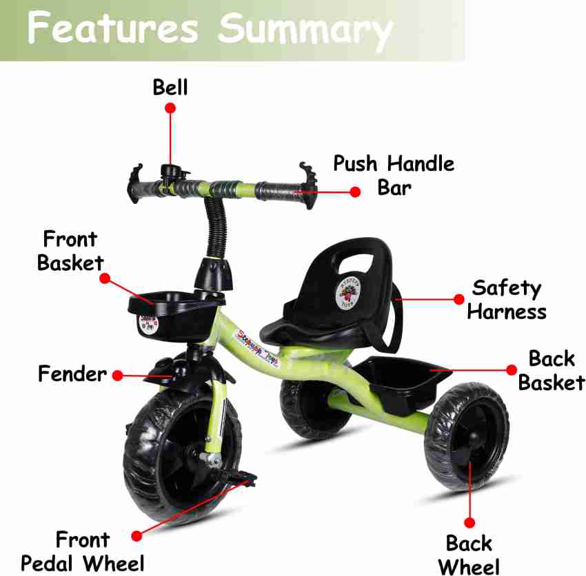 Green best sale trike bike