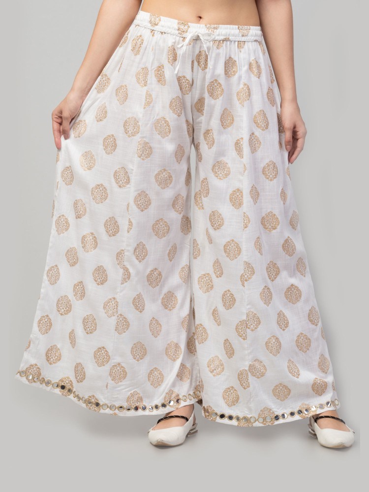 Buy Online White Cotton Palazzo for Women  Girls at Best Prices in Biba  IndiaNEONCAN15904SS20WHT