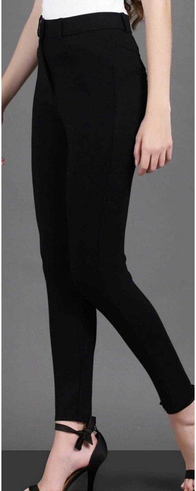 Girls slim outlet fit trousers
