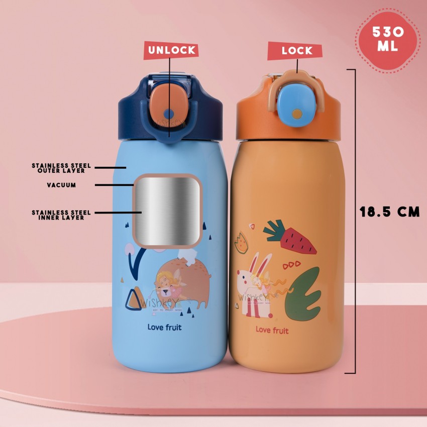 Kawaii Stainless Steel Vacuum Insulated Water Bottle