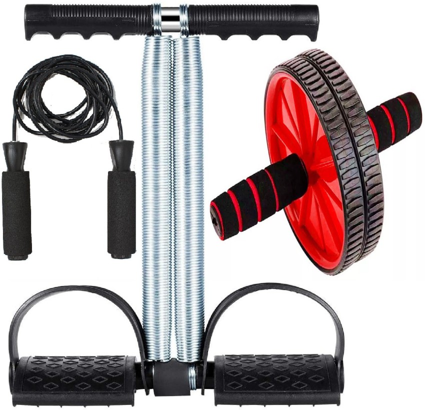 SIDHMART Gym Accessories Set 3 PC Abs Exercise Gym Equipment For