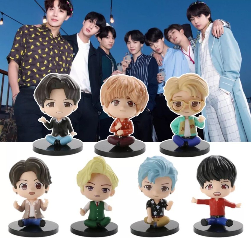 Mubco BTS Tiny Tan Kpop Star Sitting Figure Anime Cake Toppers Collectible  Toys Gift  BTS Tiny Tan Kpop Star Sitting Figure Anime Cake Toppers  Collectible Toys Gift  Buy Tiny Tan