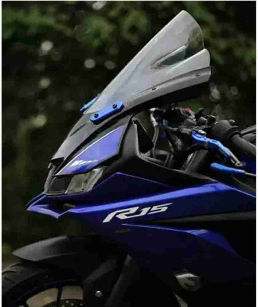 Transparent visor for r15 v3 outlet