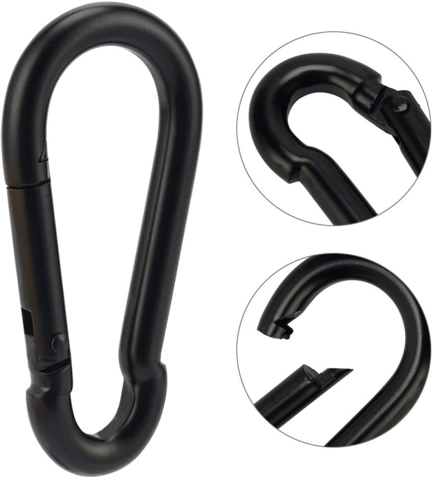 Black and Silver Carabiner Snap Hook at Rs 9/piece in Delhi
