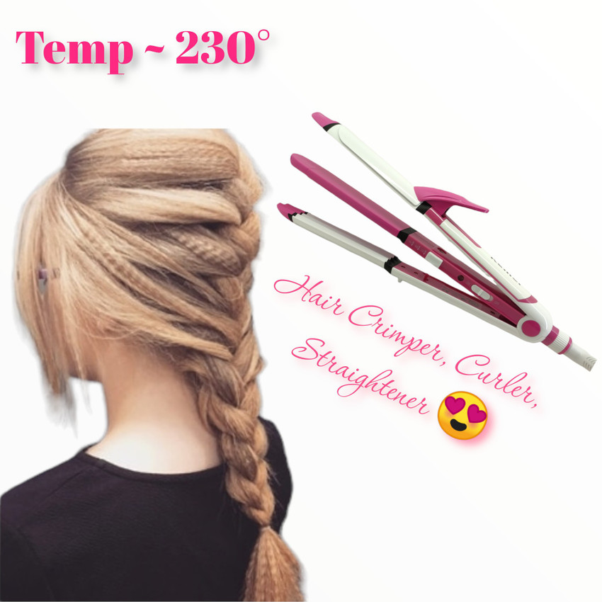 ind professional kemeiKm 1291 hair straightener curler crimper for professional unisex style 7 Electric Hair Styler Price in India Buy ind professional kemeiKm 1291 hair straightener curler crimper fo...