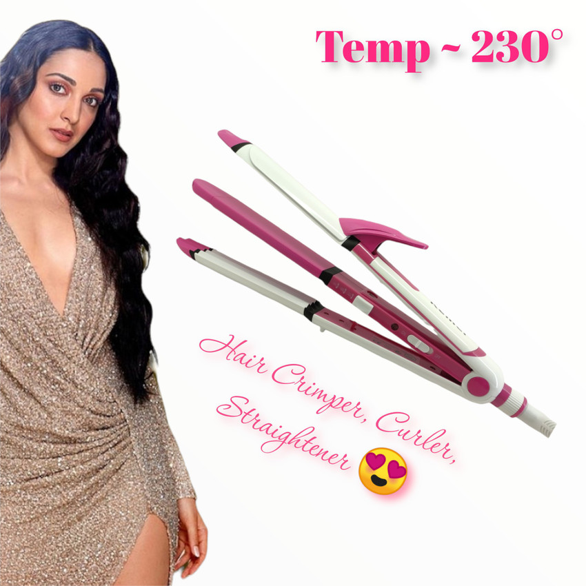 ind professional kemeiKm 1291 hair straightener curler crimper