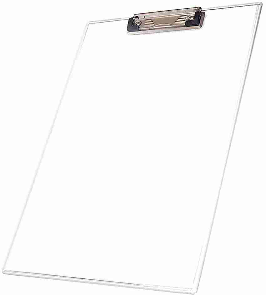 FRKB A4 Transparent Unbreakable Plastic Clipboard Exam Pad -  Exam Pad