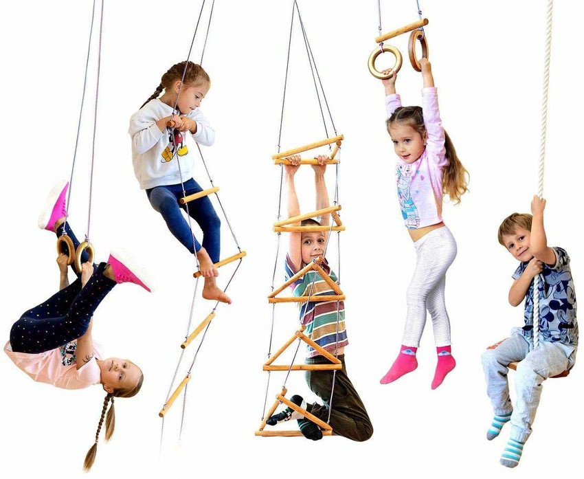 Alexa Handicrafts 5 kg Indoor Kids Gym Set 5in1 Home Playground Equipment Gift Play Set Home Gym Combo Price in India Buy Alexa Handicrafts 5 kg Indoor Kids Gym