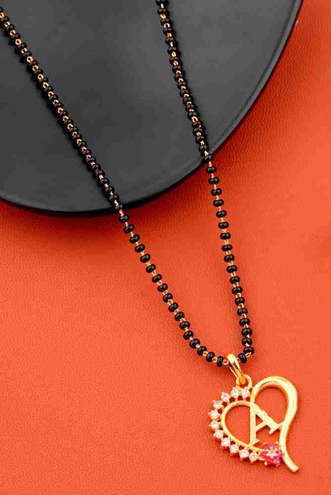 Name discount plate mangalsutra