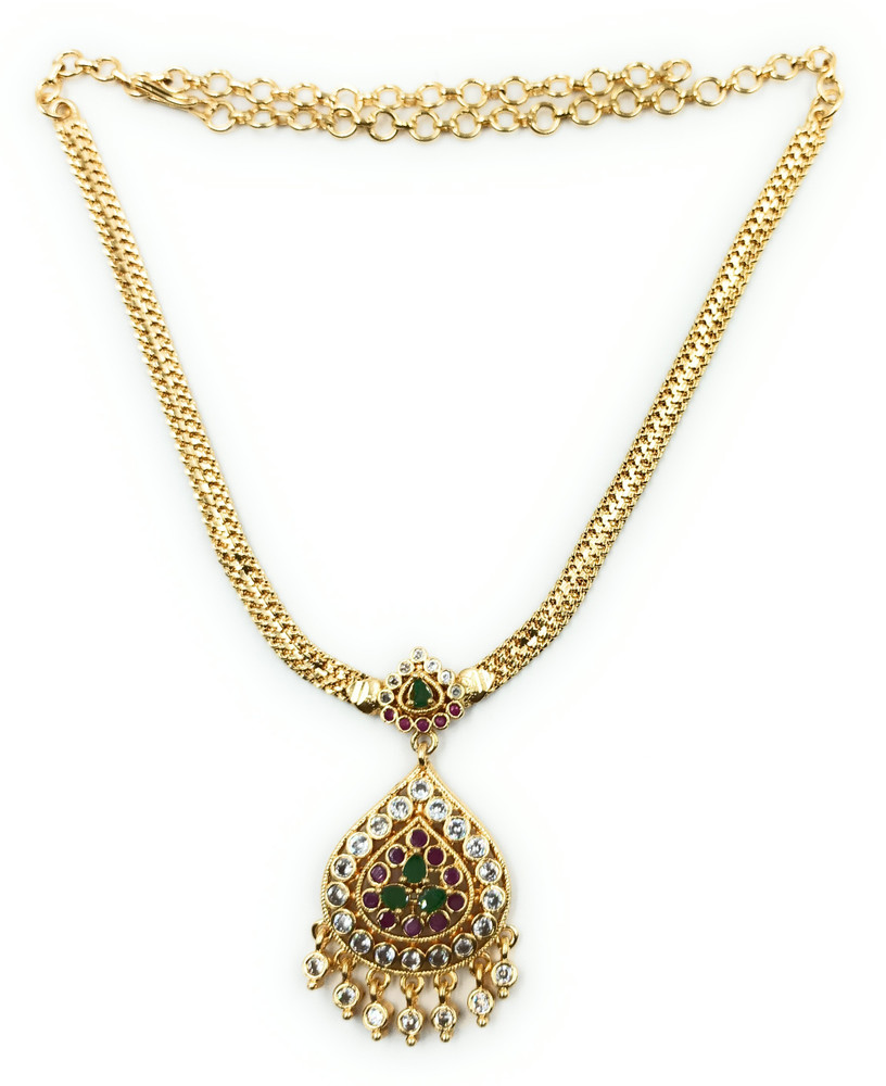Gold jigani necklace sale