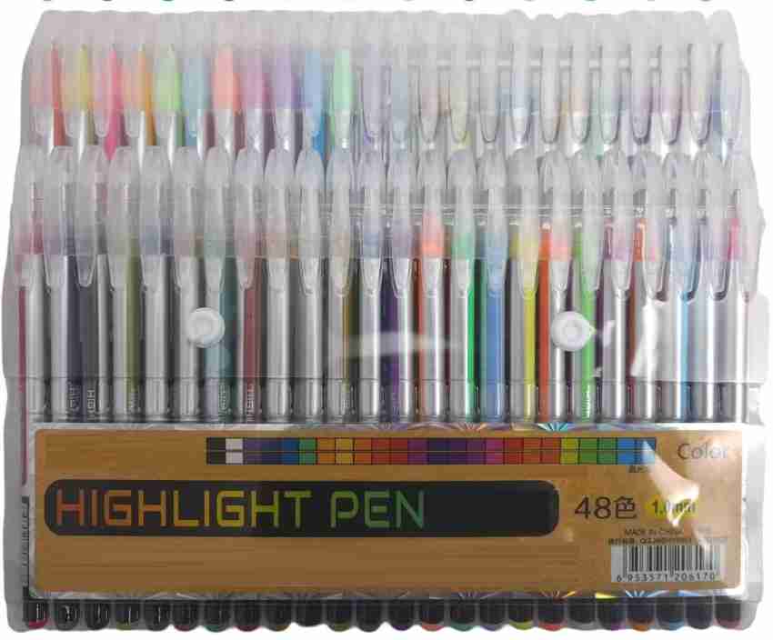 Gel Pens 2 Sets with 54 Colors, 24 Pens Set and 30 Pens Set Adult Coloring  Books