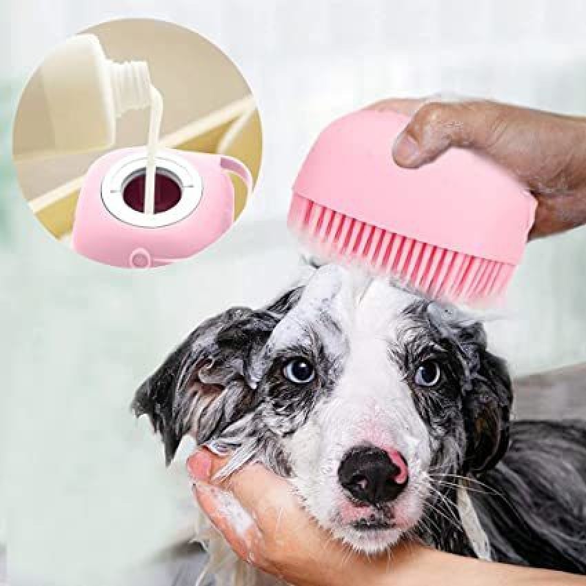 Buy Dog Bath Brush Body Scrubber for Bathing Soft Silicone Brushes Groomers  for Pet Plain/ Bristle Brushes for Dog Cat, Cow, Horse, Dog, Cat, Rabbit,  Monkey, Donkey, Turtle - Lowest price in