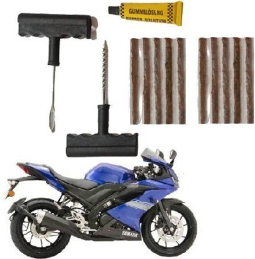 AutoGnix Puncture Kit For Yamaha R15 V3 Tubeless Tyre Puncture Repair Kit Price in India Buy AutoGnix Puncture Kit For Yamaha R15 V3 Tubeless Tyre Puncture Repair Kit online at Flipkart