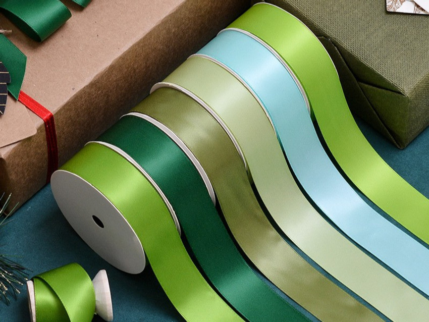 Aqua satin ribbon store