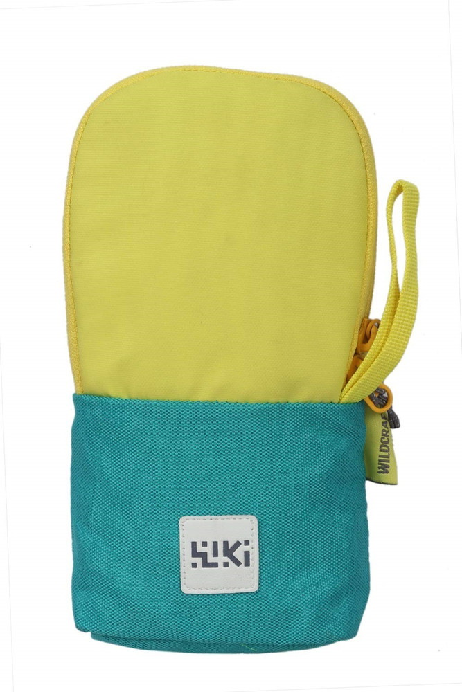 WIKI New Vertical Design Single Zipper Diamond Polyester Pencil