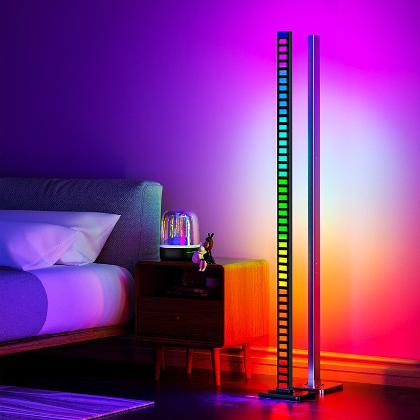 DawnRays Decor RGB Floor Lights Led Sound Control Computer Desktop
