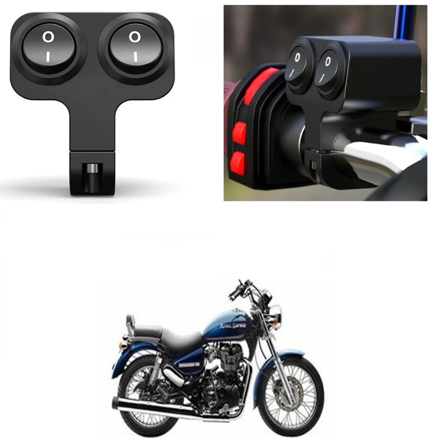 Atoray CNC ON OFF Handlebar 2 Control Switch For Royal Enfield