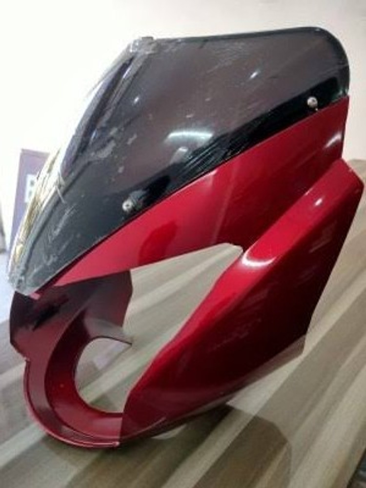 RKE Pulsar 150 Headlight Visor Red Bike Headlight Visor Price in