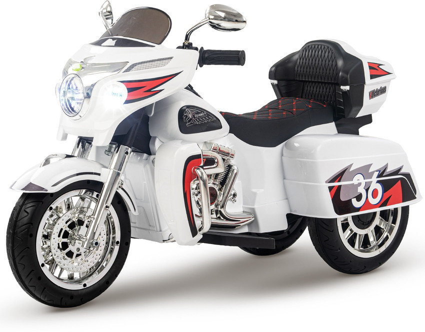 Battery operated outlet toy bike
