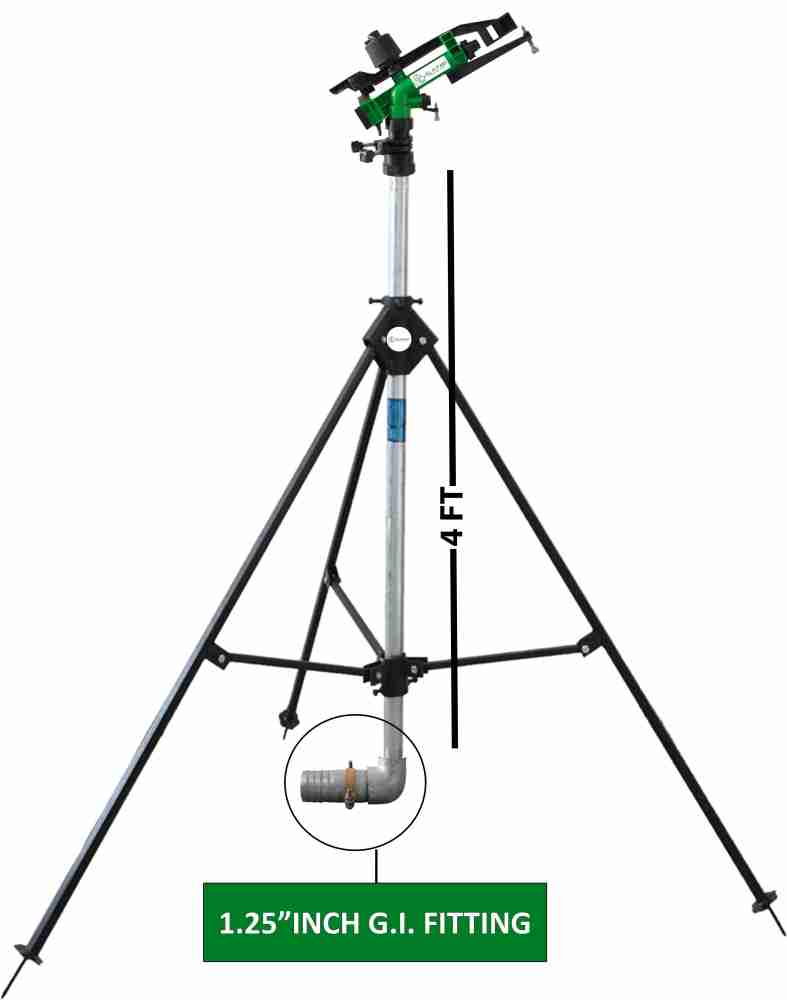 JALKIPARI PVC RAIN GUN 1.25inch COMPLETE SET WITH GI