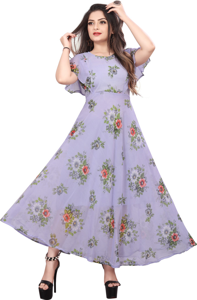 Zanies Flared A line Gown Price in India Buy Zanies Flared A line Gown online at Flipkart