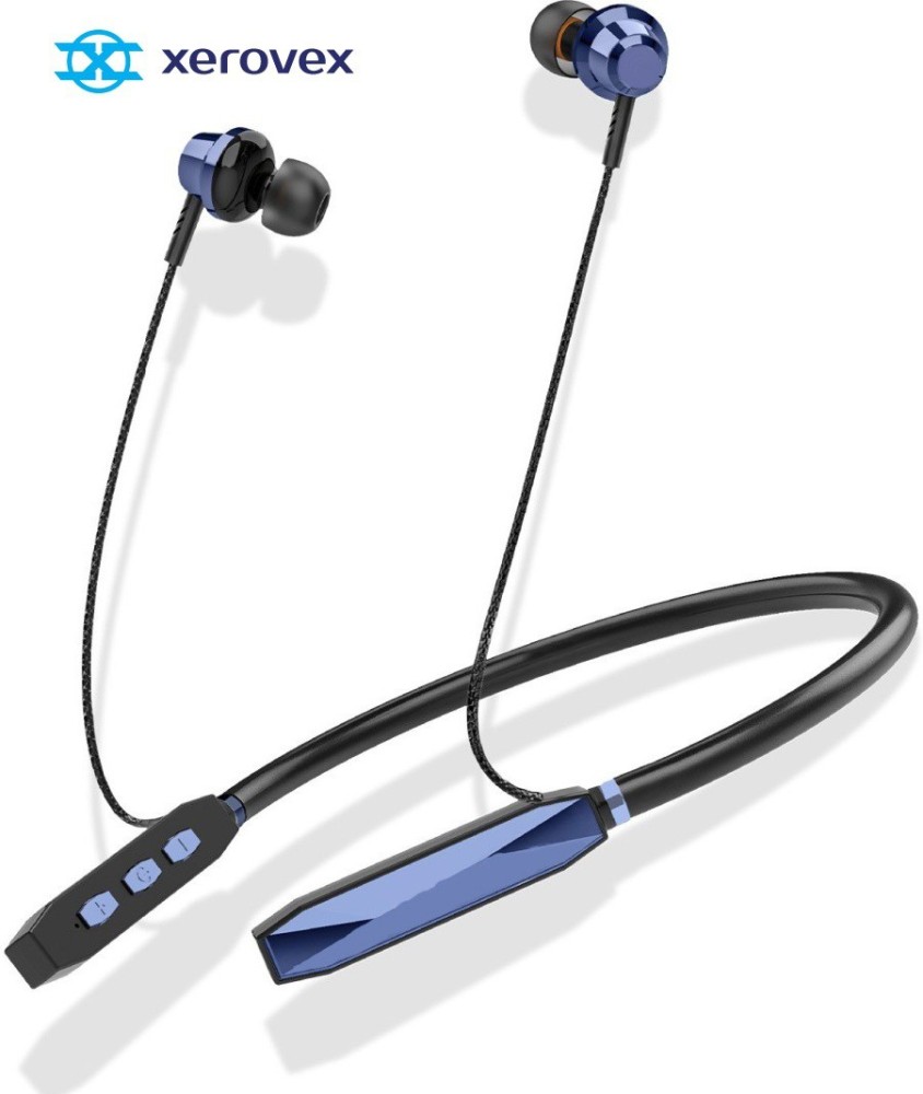 xerovex 50 60 hrs Fast Charging Wireless Neckband Bluetooth