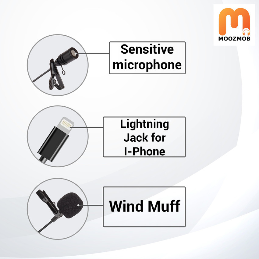 Lightning to jack 2025 microphone