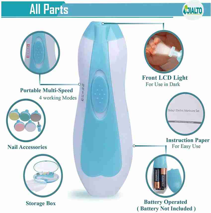 Battery operated baby nail trimmer deals