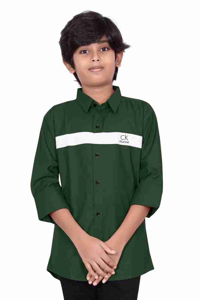 dark green shirt for boys