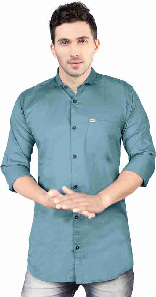 Mens colored dress shirts with white collar 2025