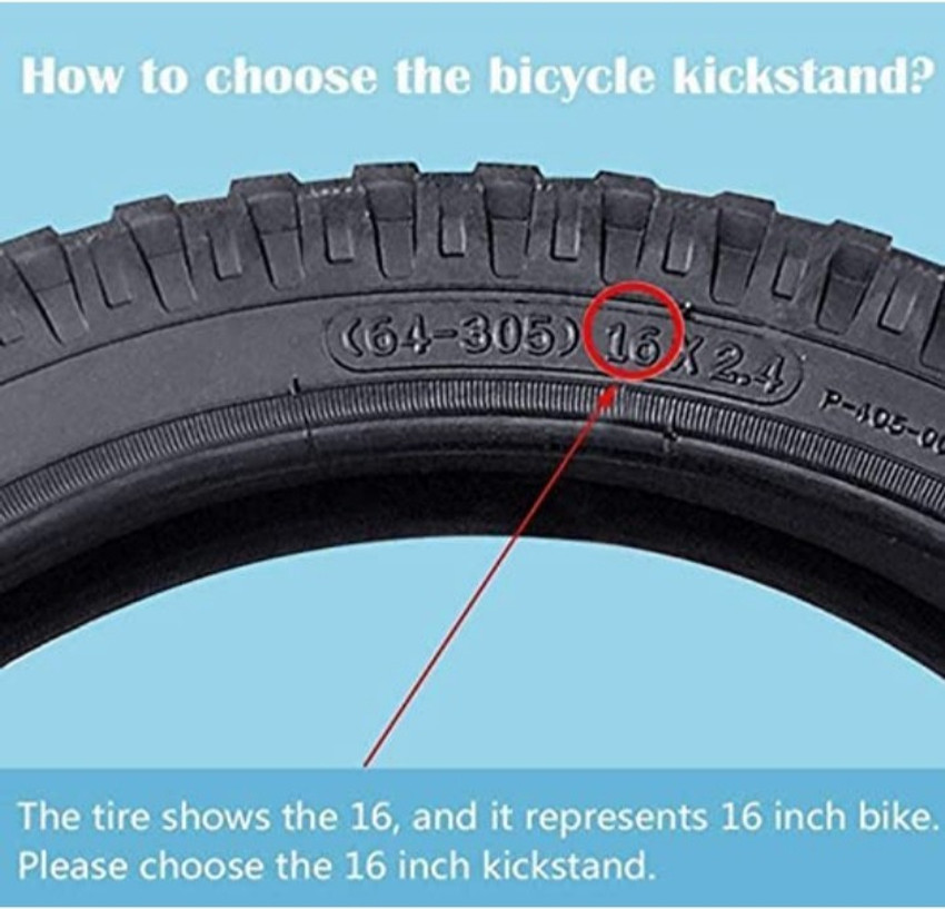 Cycle tyre stand clearance