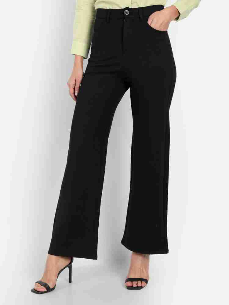 Buy Blue Trousers & Pants for Women by Broadstar Online