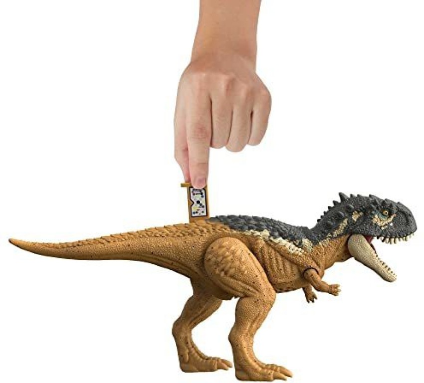 Mattel Jurassic World Dominion Roar Strikers Ichthyovenator Dinosaur Action  Figure, Roaring Sound, Chomp Attack, Physical & Digital Play, 4 Years & Up
