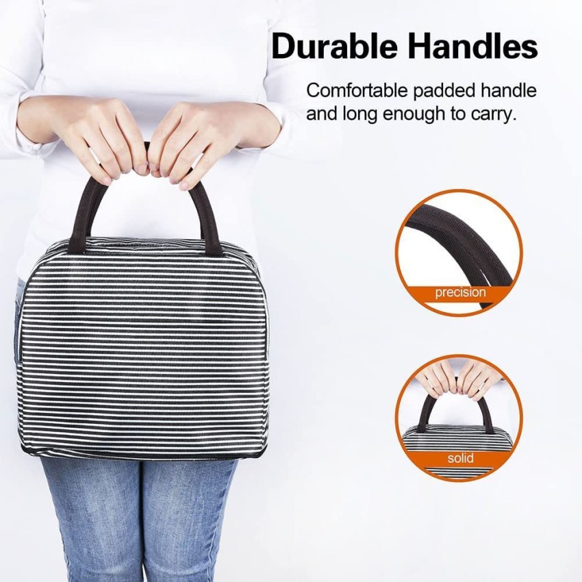 Harshitanjal Portable and Reusable Insulated Lunch/Storage  Bag for Office, School Waterproof Lunch Bag - Lunch Bag