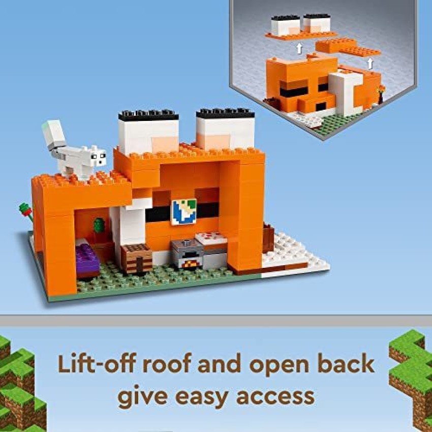 Lego, Toys, New Lego Minecraft Bundle Bee Cottage Bundle 2241 Fox Lodge  House 21178