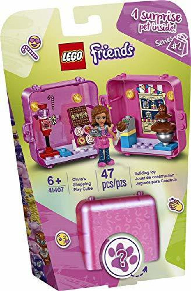 Lego friends shopping top play cube building kit