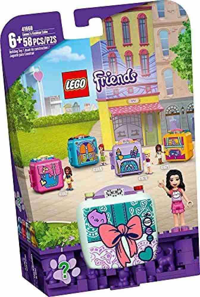 Lego friends shopping online play cube building kit