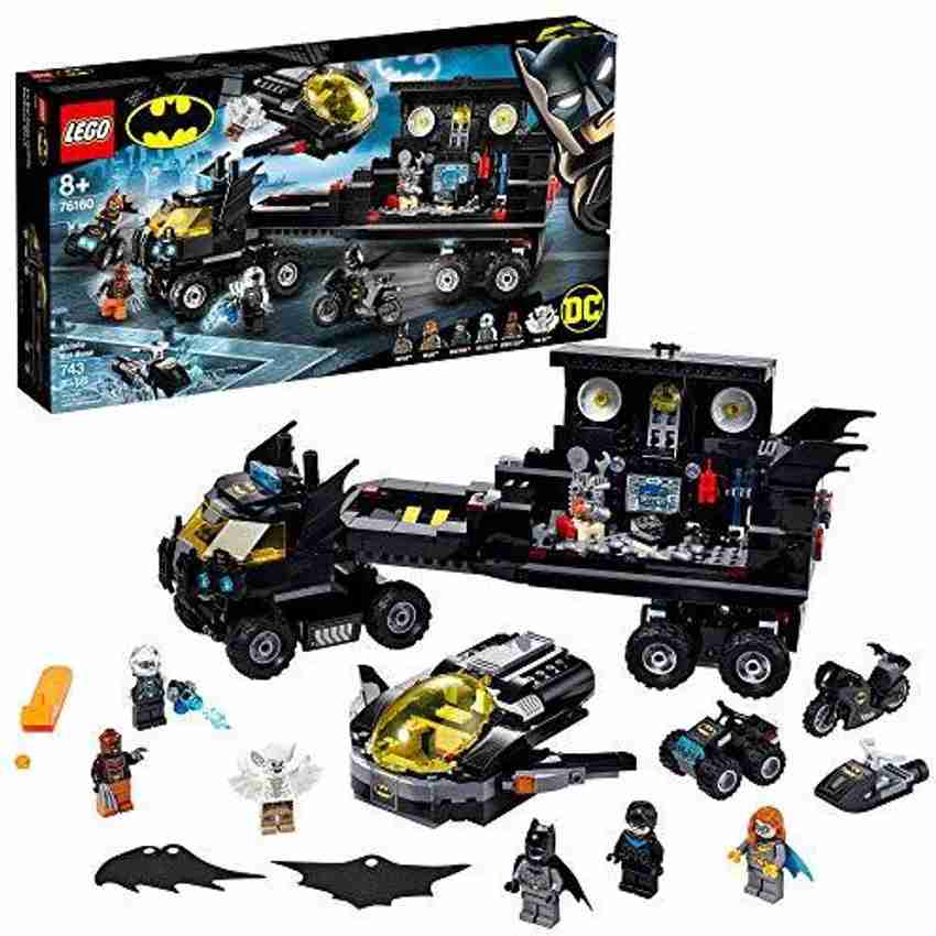 LEGO DC Mobile Bat Base 76160 Batman Building Toy, Gotham City