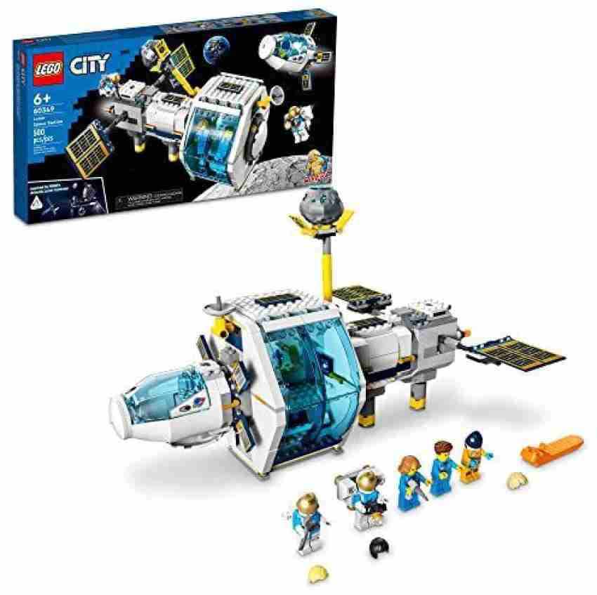 LEGO City Lunar Space Station 60349 Building Kit for Kids Aged 6 and Up;  Includes a D - City Lunar Space Station 60349 Building Kit for Kids Aged 6  and Up; Includes