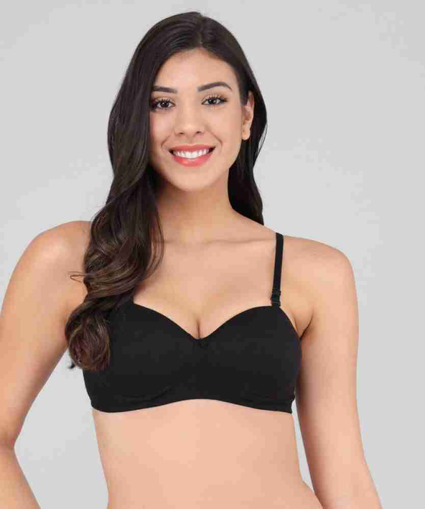 Buy Saklana Women's Cotton Full Coverage Lightly Padded Wire Free