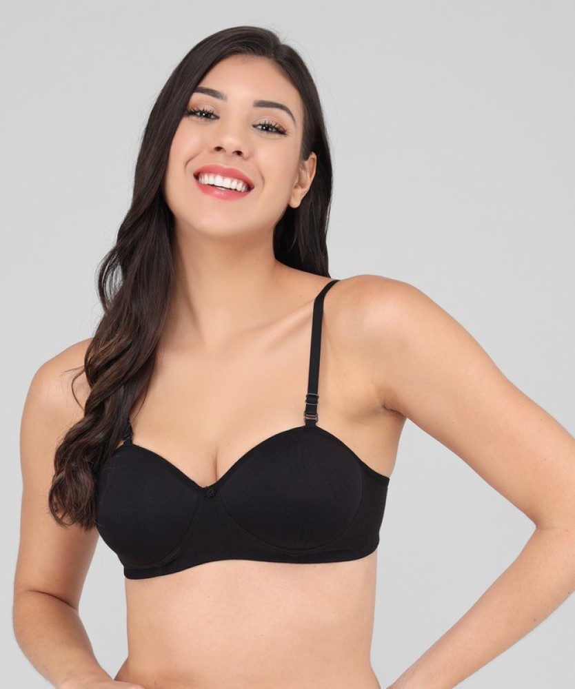 Buy Saklana Women's Cotton Non Padded Non-Wired Sports Bra, Daily