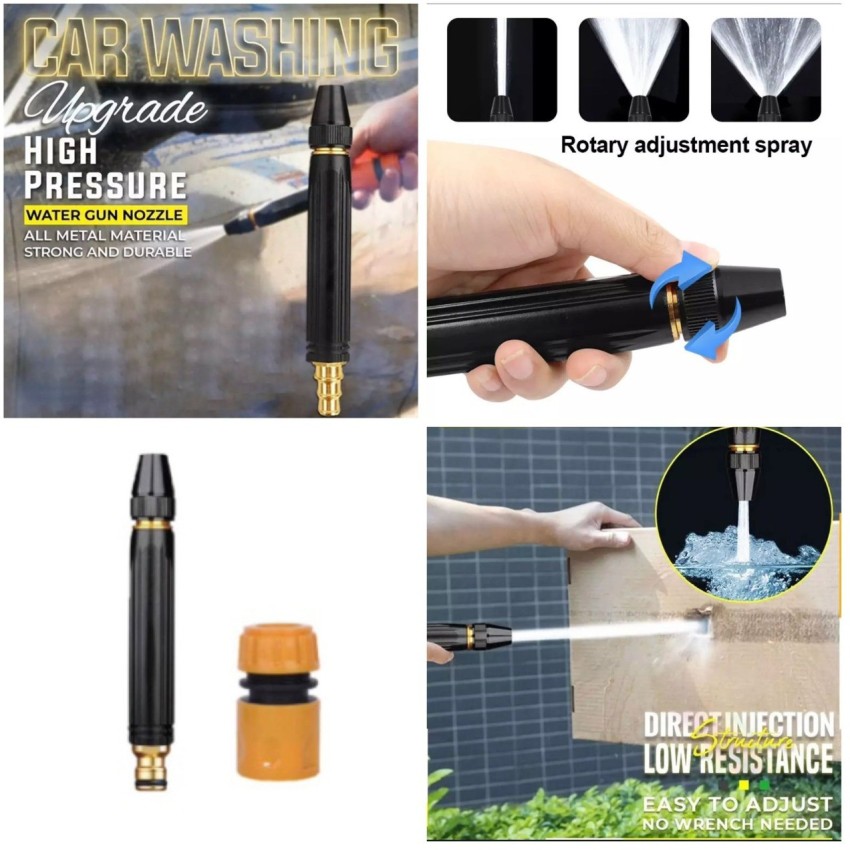 swabs High Pressure Water Gun Nozzle Car Wash Water Gun Nozzle Alloy Garden  Nozzle Spray Gun