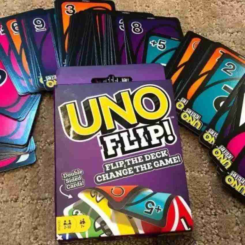 UNO FLIP card game Multi Coloured Exciting New Twists From UNO Fast  Dispatch