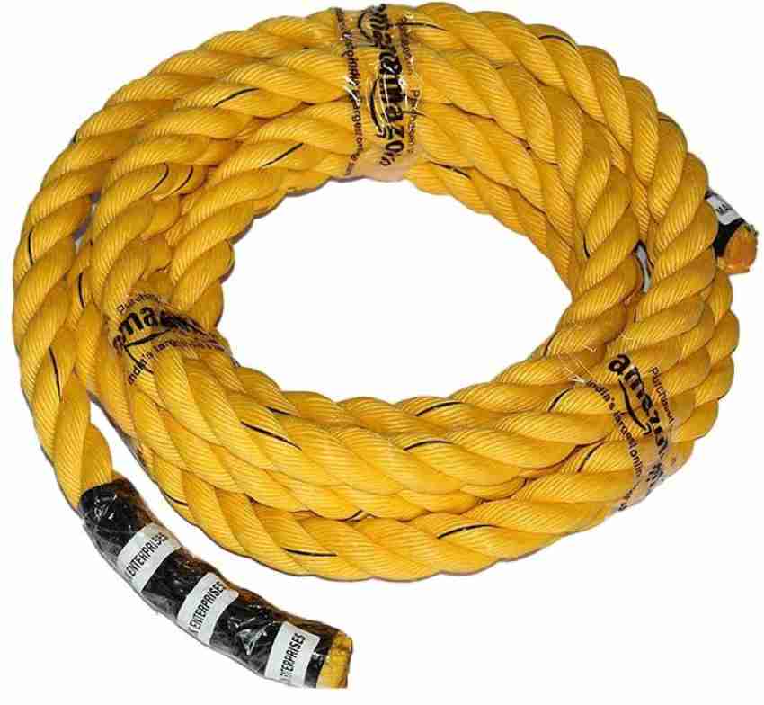 Malik Enterprises (40 Feet) Ultimate Fitness Strength Rope 1.5 Inch  Exercise Rope Polyester Clothesline Price in India - Buy Malik Enterprises  (40 Feet) Ultimate Fitness Strength Rope 1.5 Inch Exercise Rope Polyester