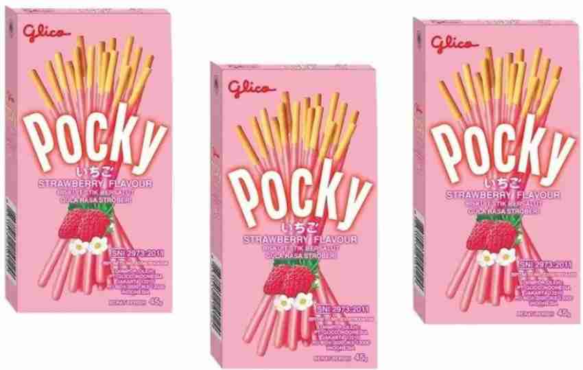 Pocky Strawberry Flavour Biscuit Sticks Price - Buy Online at